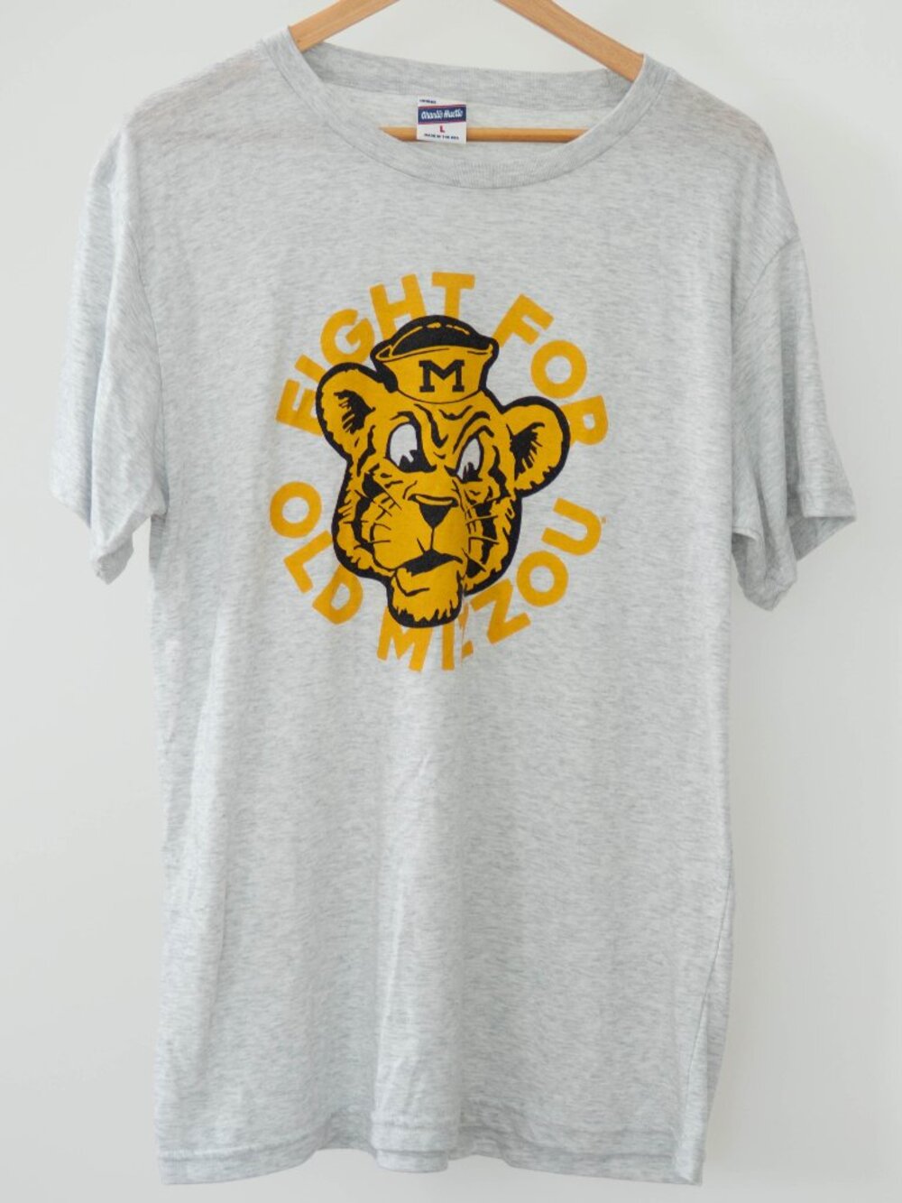 Retro Mizzou Logo Tee Mens L